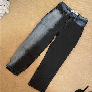 Hollister Black and Blue Straight Women’s Jeans